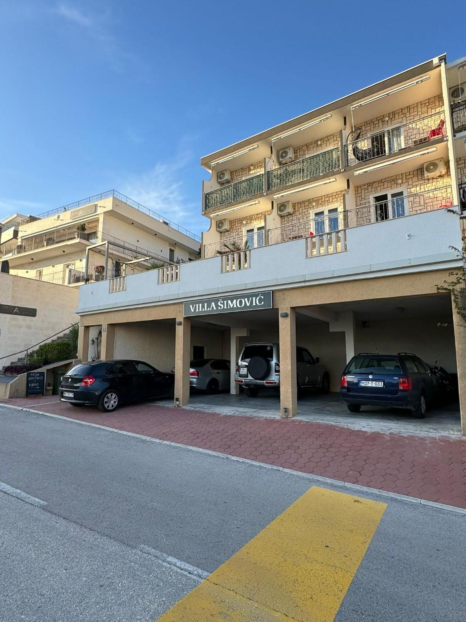Villa Simovic Apartments Baška Voda Kültér fotó